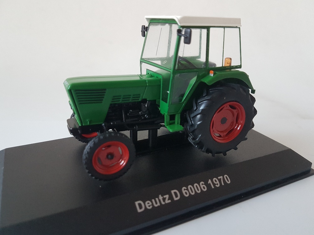Deutz D 6006 Traktor 1970 1:43 Hachette/UH Modellauto